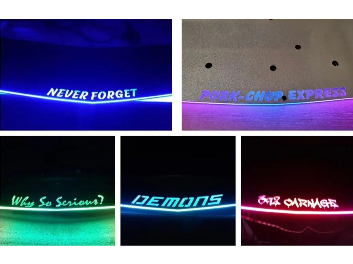 2015-23 Challenger SRT R/T - Street Version Aluminum LED Splitter
