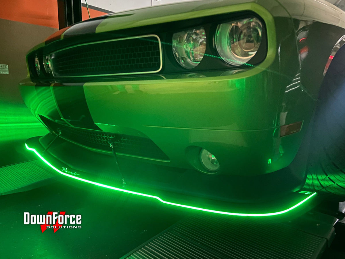 2015-23 Challenger SRT R/T - Street Version Aluminum LED Splitter