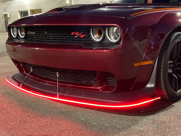 2015-23 Challenger SRT R/T - Street Version Aluminum LED Splitter