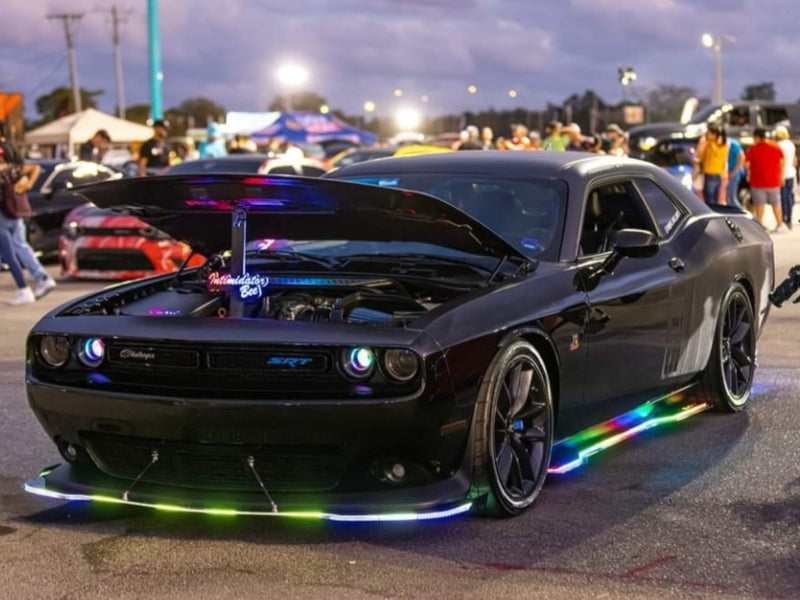 2015-23 Challenger SXT R/T - Street Version Aluminum LED Splitter