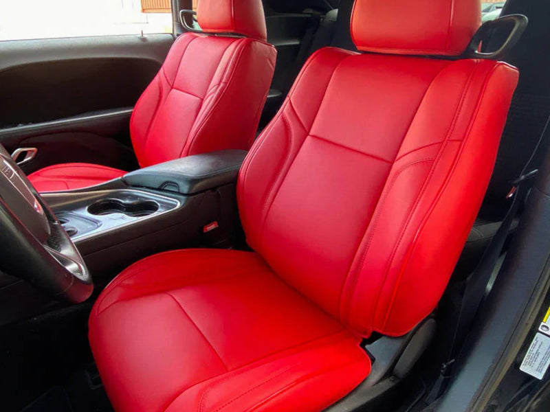 2015-23 Charger - Seat Covers Front and Rear - Artificial Leather