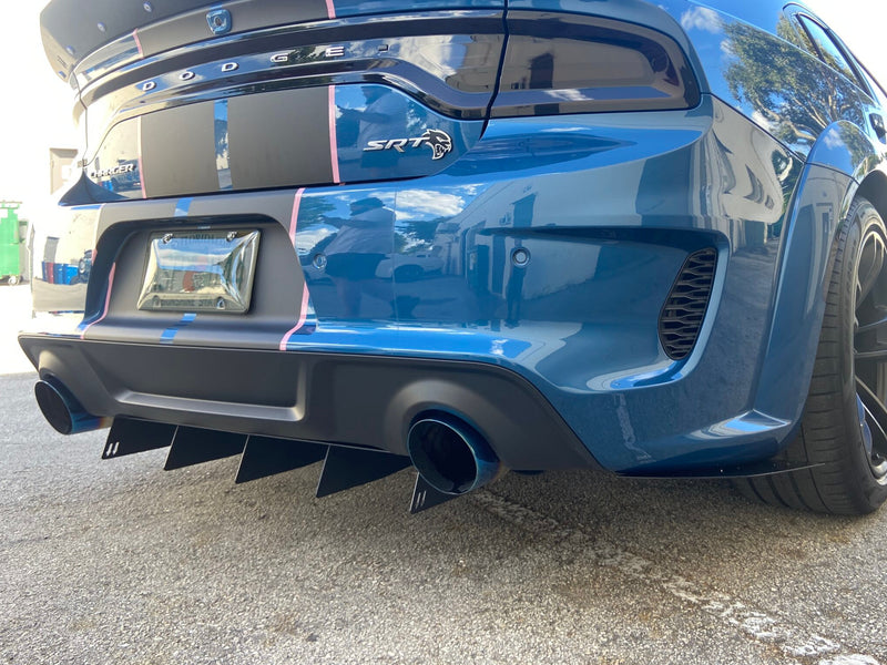 2015-23 Charger - Aluminum Rear Diffuser