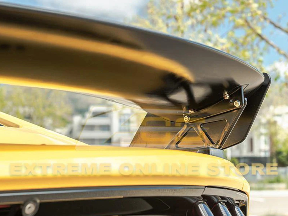 2015-23 Mustang - GT500 Style High Wing Spoiler - Carbon Fiber