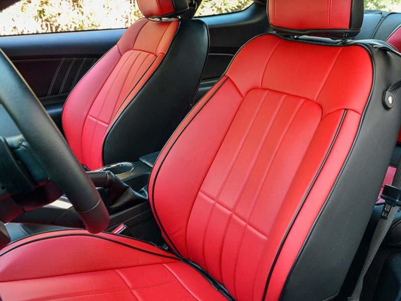 2015-23 Mustang - Seat Covers Front and Rear - Artificial Leather