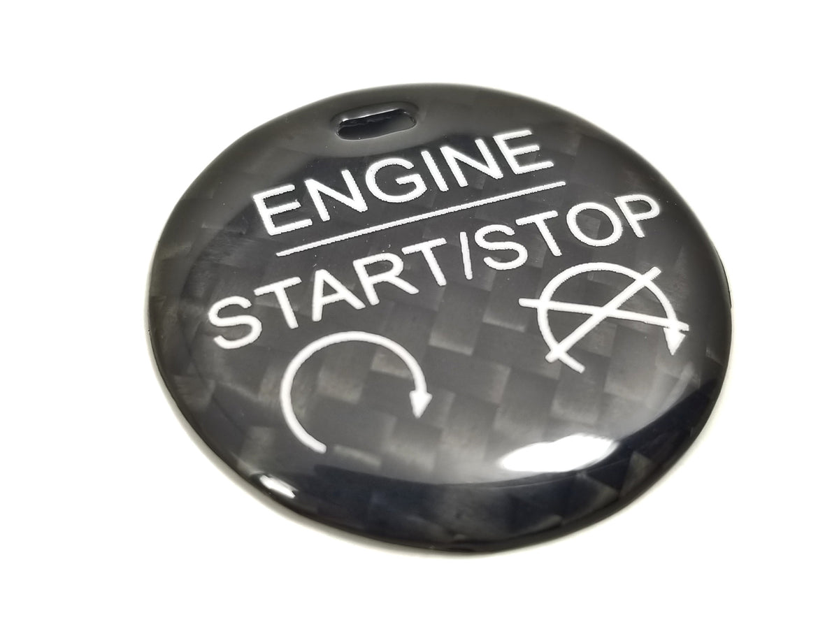 2015-23 Mustang - Start/Stop Button Cover - Carbon Fiber