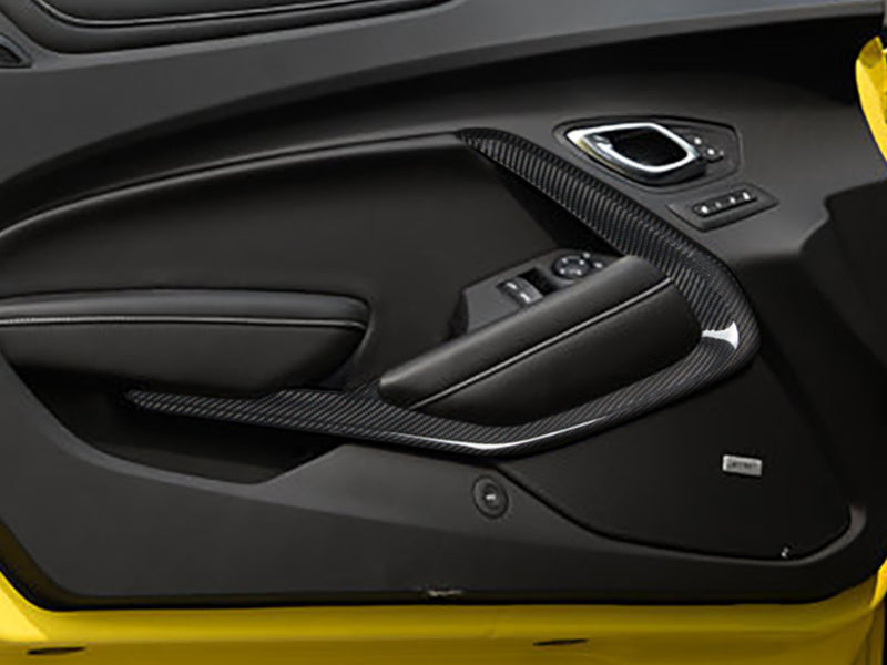 2016-23 Camaro - Door Panel Trim Cover - Carbon Fiber