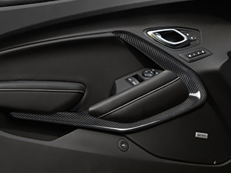 2016-23 Camaro - Door Panel Trim Cover - Carbon Fiber