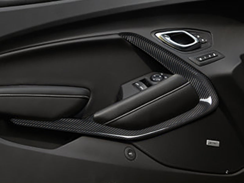 2016-24 Camaro - Door Panel Trim Cover - Carbon Fiber