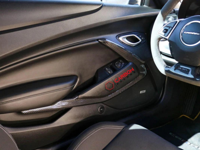 2016-23 Camaro - Door Panel Trim Cover - Carbon Fiber