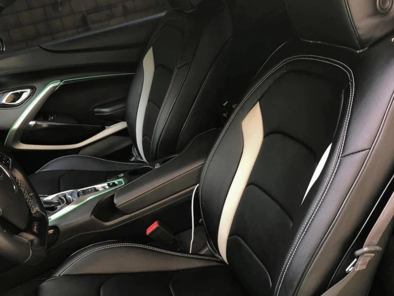 2016-24 Camaro - Seat Covers Front and Rear - Artificial Leather