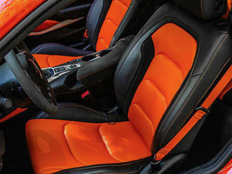 2016-24 Camaro - Seat Covers Front and Rear - Artificial Leather