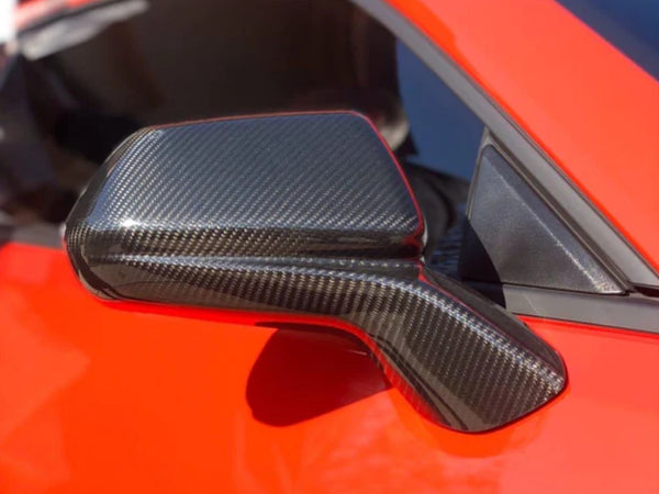 2016-24 Camaro - Side Mirror Covers - Carbon Fiber