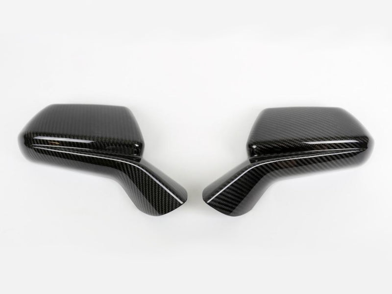 2016-23 Camaro - Side Mirror Cover Replacements - Carbon Fiber