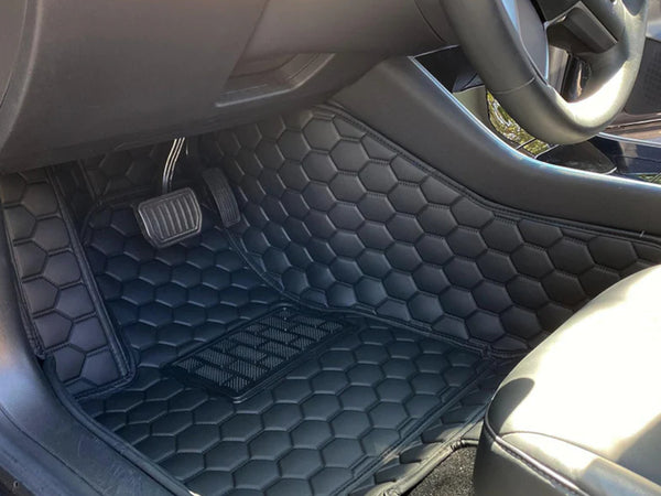 2017-23 Tesla Model 3 - Floor Mats - Artificial Leather