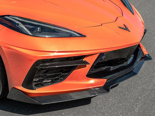 2020-24 Corvette - 5VM Style Front Lip V2 - Carbon Fiber