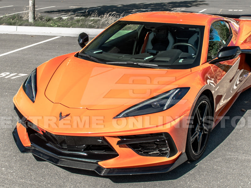 2020-24 Corvette - 5VM Style Front Lip V2 - Carbon Fiber