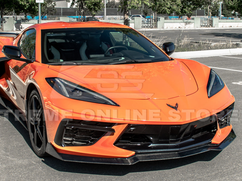 2020-23 Corvette - 5VM Style Front Lip V2 - Carbon Fiber