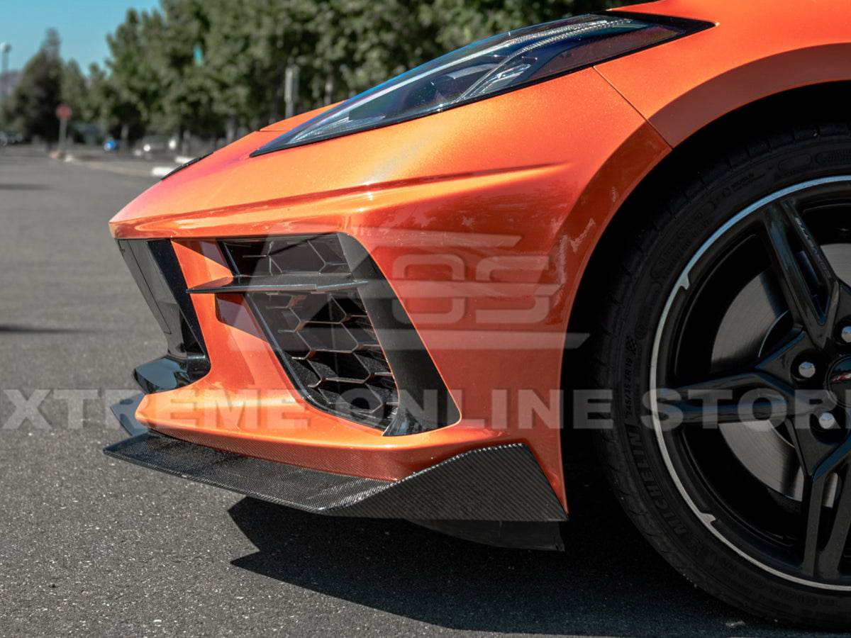 2020-24 Corvette - 5VM Style Front Lip V2 - Carbon Fiber