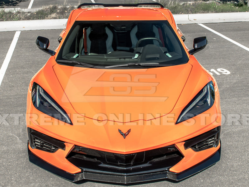 2020-24 Corvette - 5VM Style Front Lip V2 - Carbon Fiber