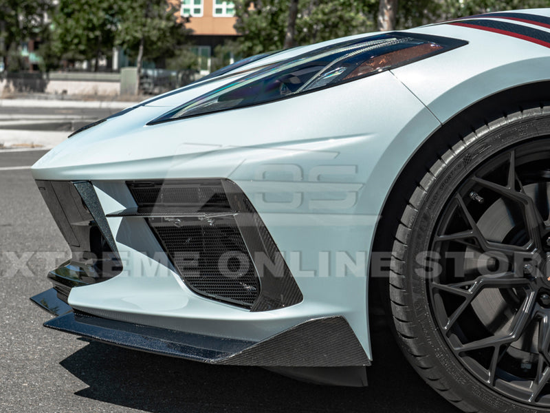 2020-24 Corvette - 5VM Style Front Lip - Carbon Fiber
