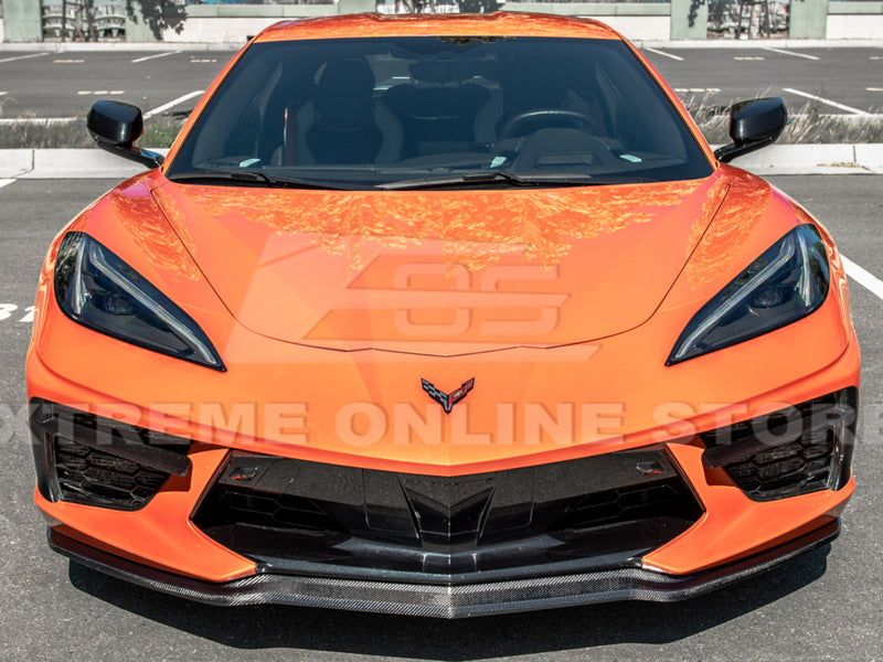 2020-23 Corvette - Z51 Style Front Lip V2 - Carbon Fiber