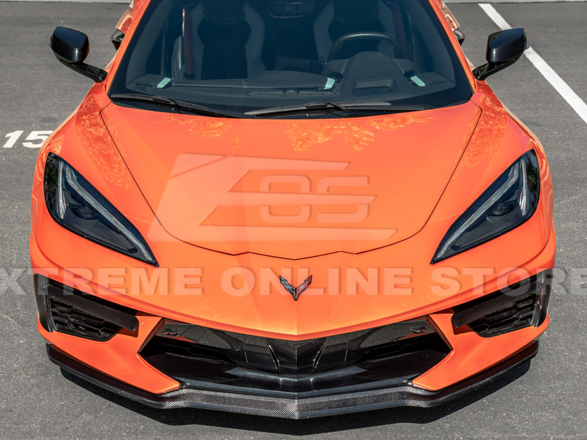 2020-24 Corvette - Z51 Style Front Lip V2 - Carbon Fiber