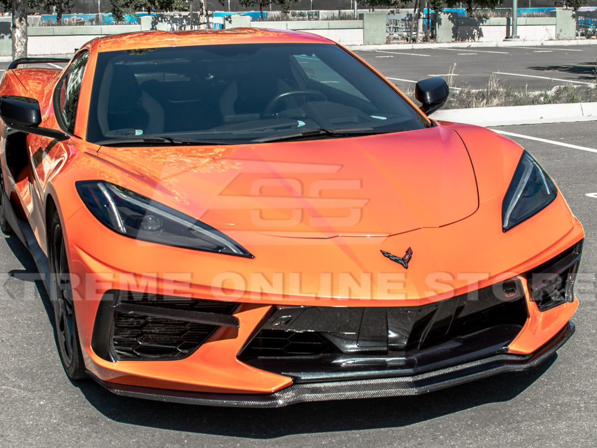 2020-24 Corvette - Z51 Style Front Lip V2 - Carbon Fiber