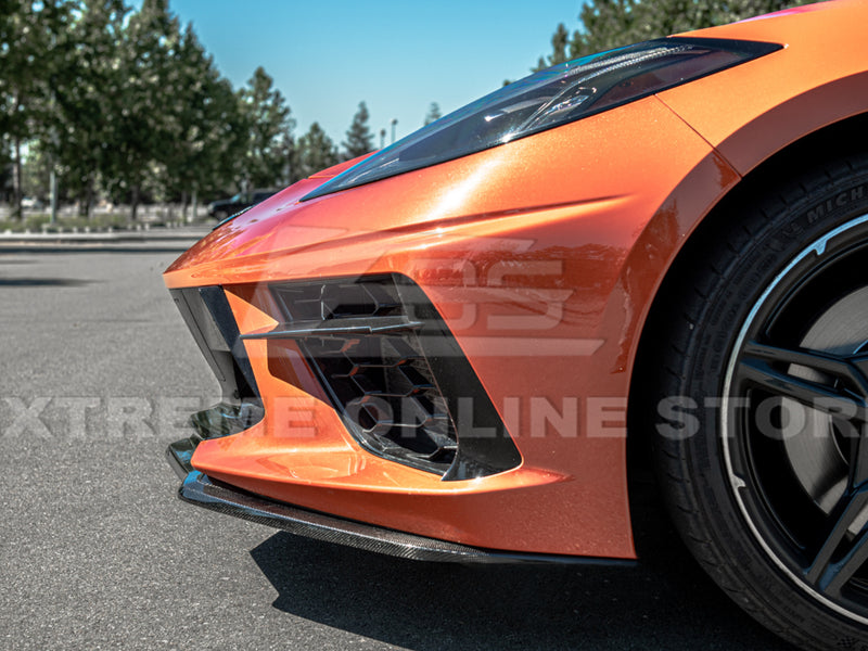 2020-23 Corvette - Z51 Style Front Lip V2 - Carbon Fiber
