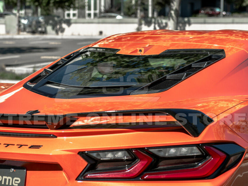 2020-23 Corvette - Rear Hatch Vent Cover - Carbon Fiber