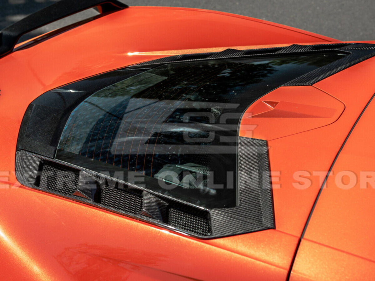 2020-24 Corvette - Rear Hatch Vent Cover - Carbon Fiber