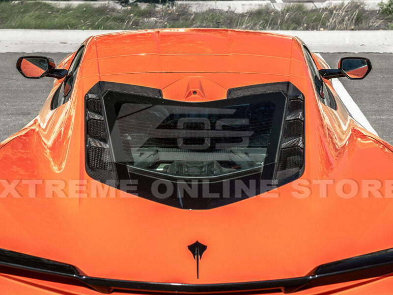 2020-23 Corvette - Rear Hatch Vent Cover - Carbon Fiber