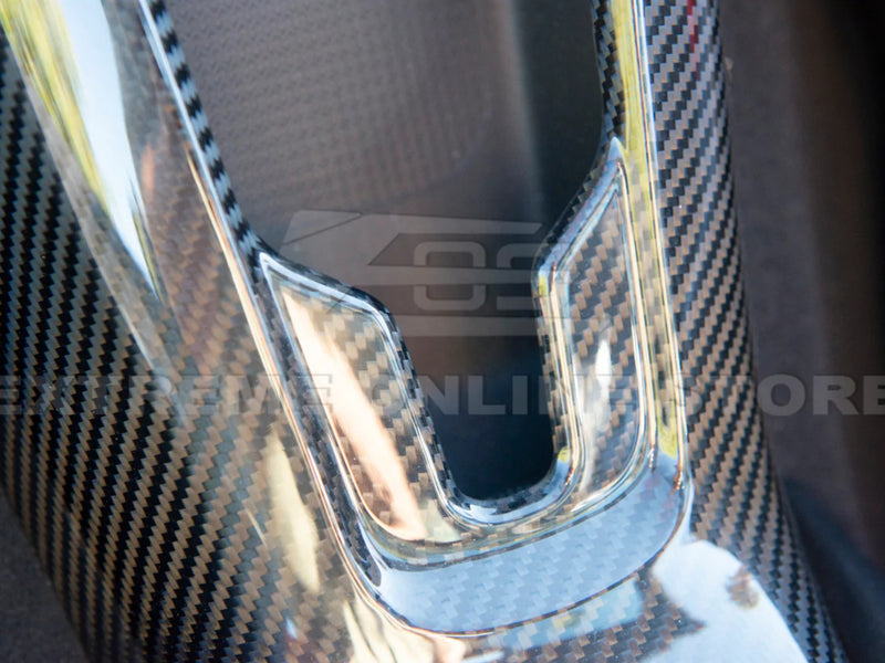 2020-23 Corvette - Center Console Trim Cover - Carbon Fiber