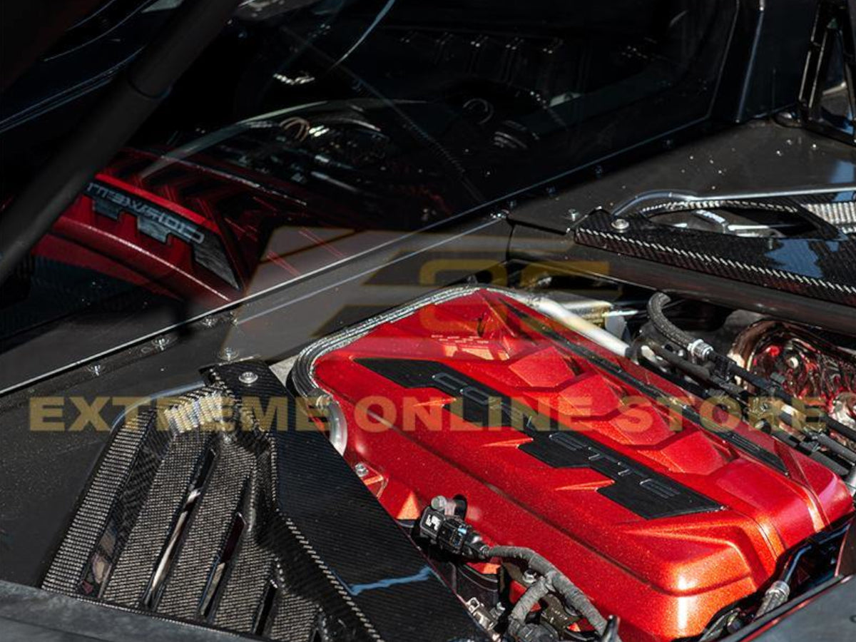 2020-24 Corvette - Engine Bay Panel Cover - Carbon Fiber