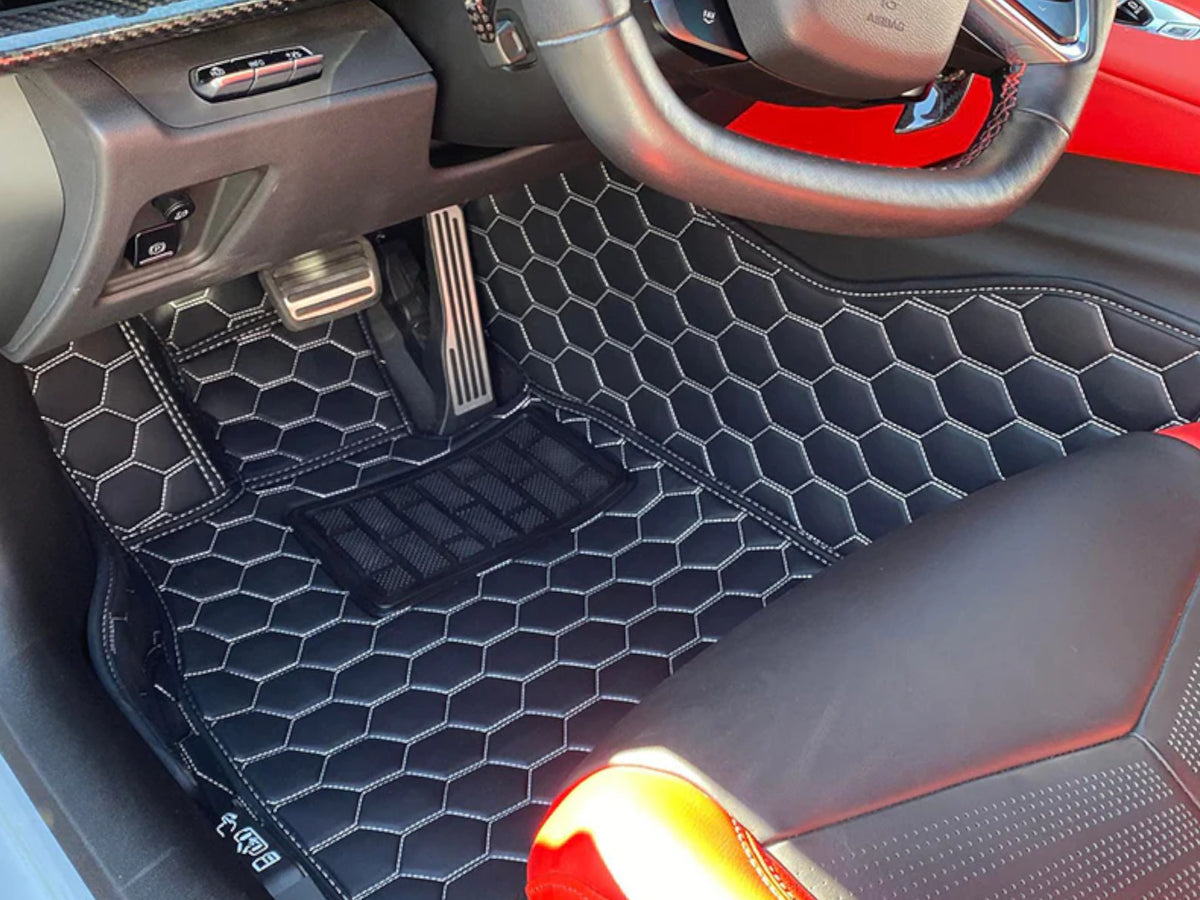 2020-27 Corvette - Floor Mats - Artificial Leather