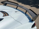 2020-24 Corvette - High Wing Spoiler With Wicker Bill - Carbon Fiber