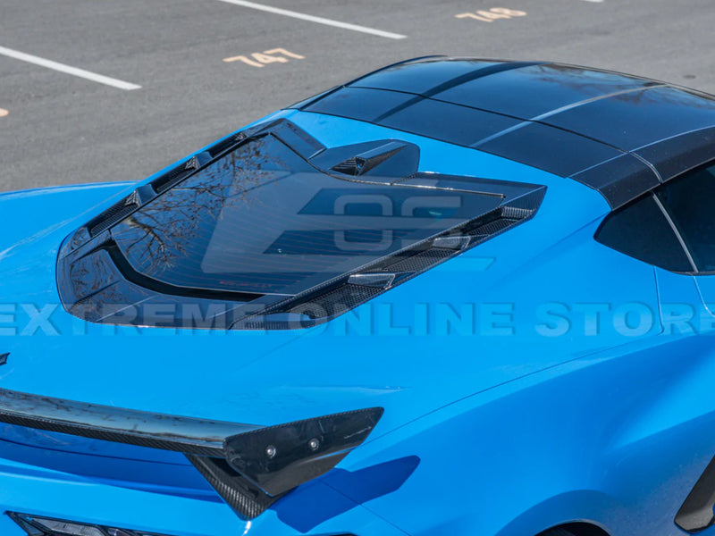 2020-23 Corvette - Rear Hatch Vent Camera Cover - Carbon Fiber