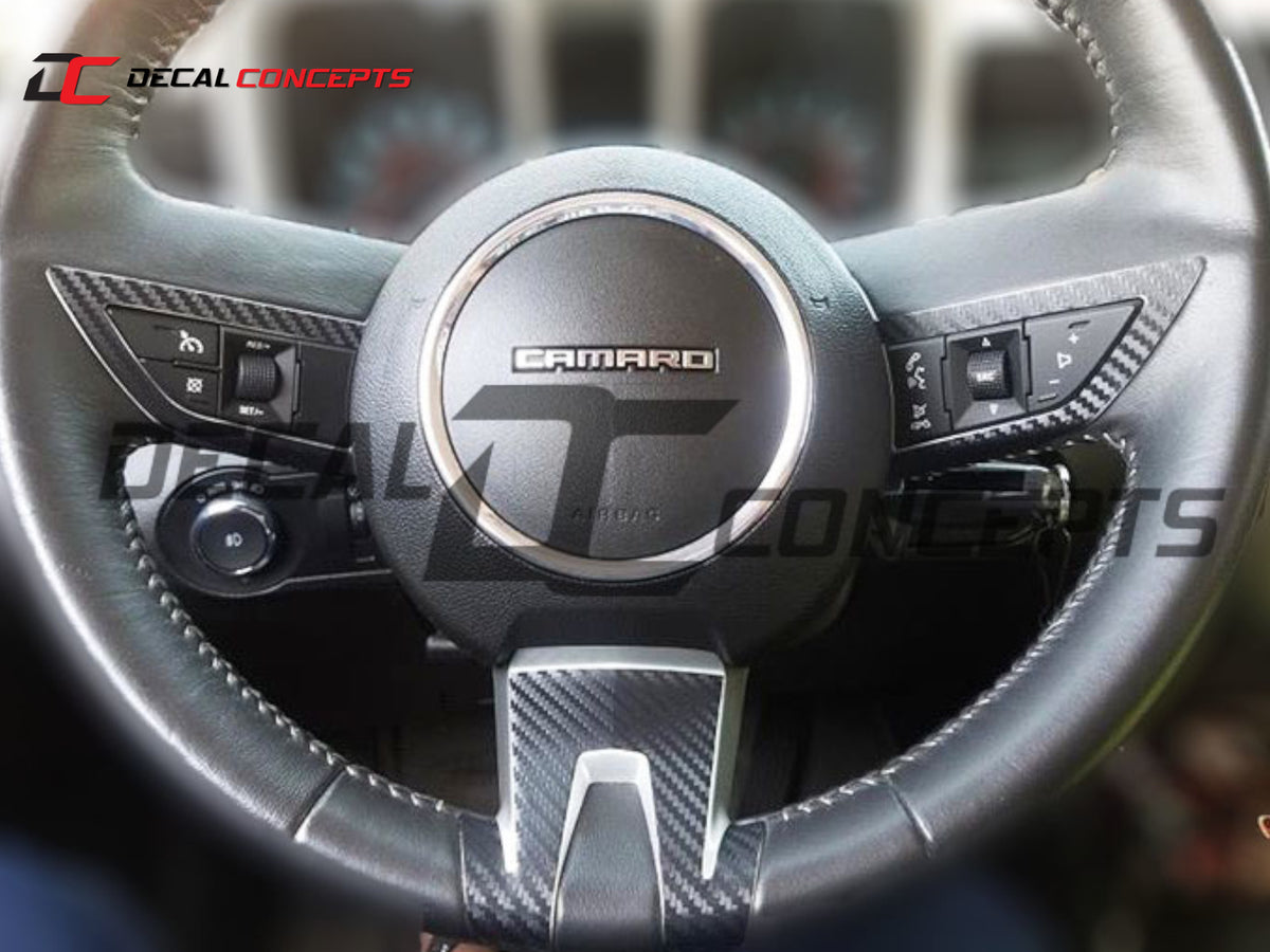 2010-13 Camaro - Steering Wheel Accent Decal Kit