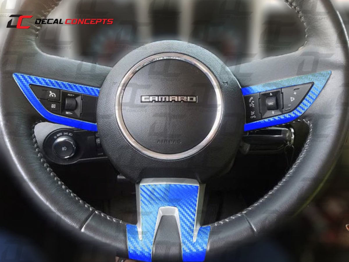 2010-13 Camaro - Steering Wheel Accent Decal Kit
