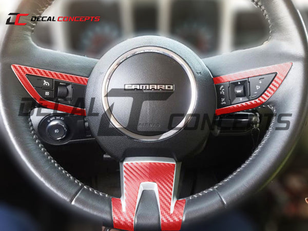 2010-13 Camaro - Steering Wheel Accent Decal Kit
