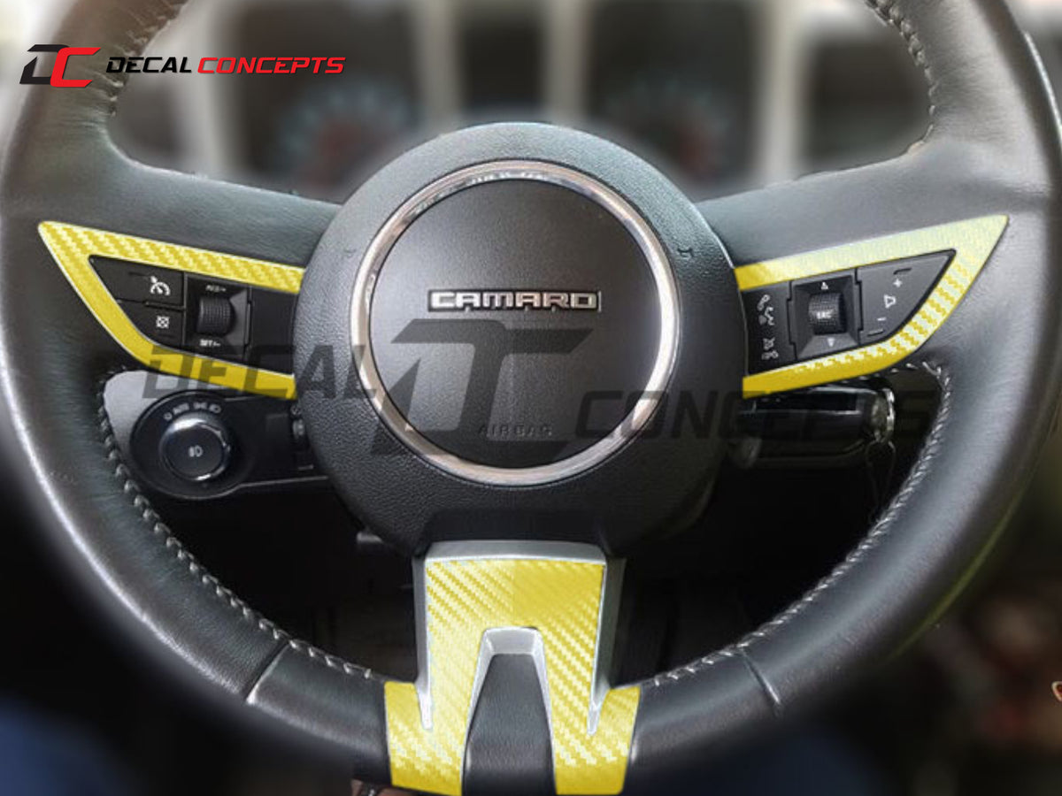 2010-13 Camaro - Steering Wheel Accent Decal Kit