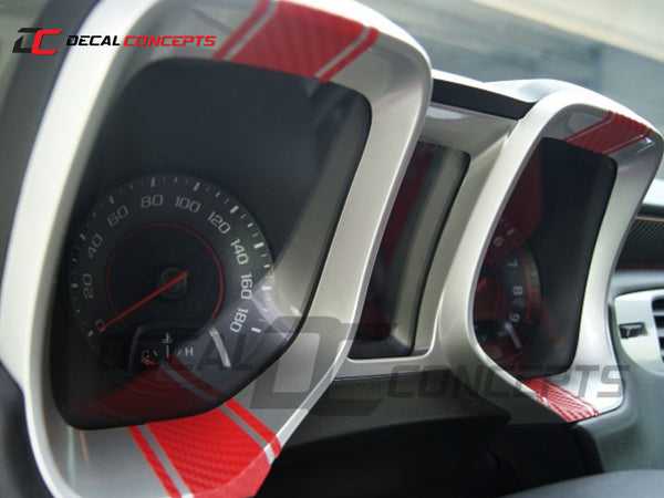 2010-15 Camaro - Gauge Bezel Accent Decal Kit