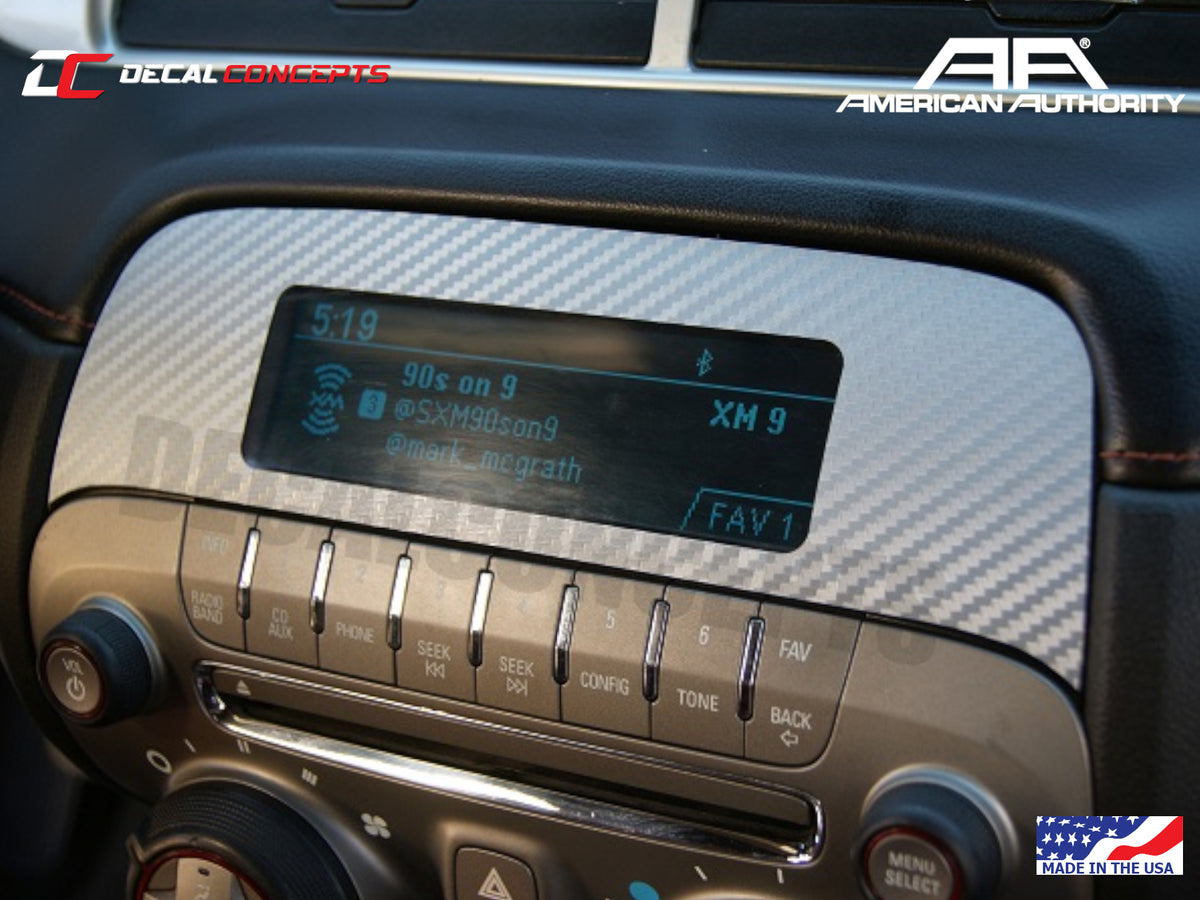 2010-15 Camaro - Multimedia Console Frame Accent Decal Kit