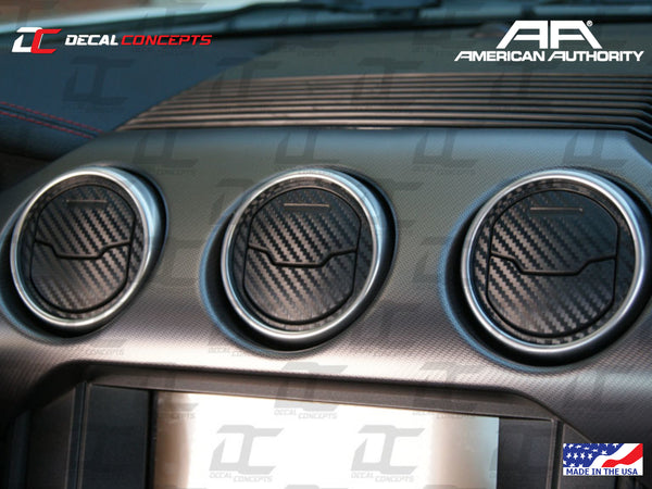 2015-23 Mustang - AC Vent Accent Decal Kit