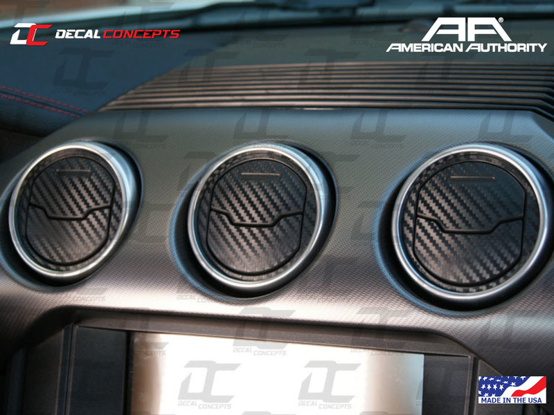 2015-23 Mustang - AC Vent Accent Decal Kit