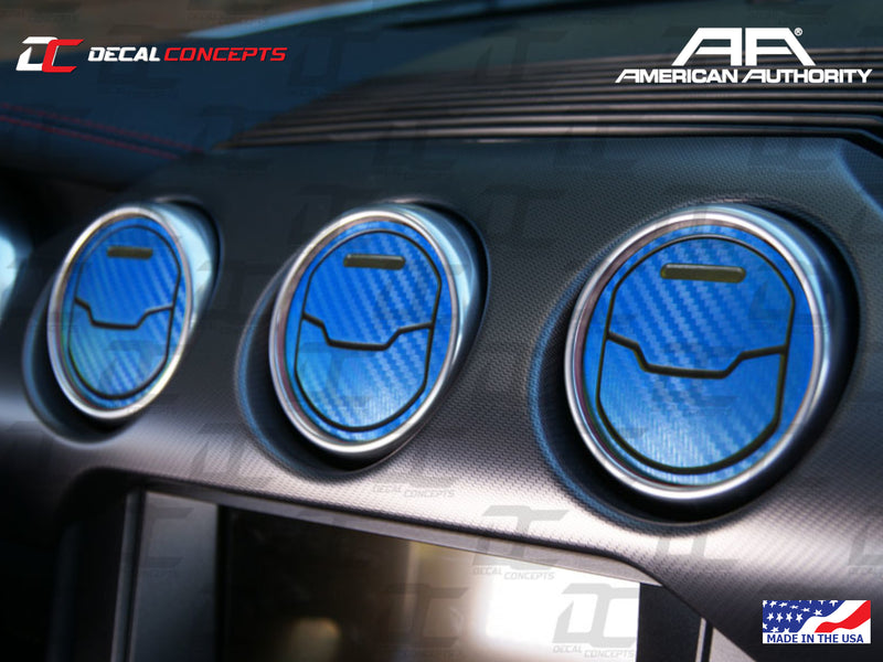 2015-23 Mustang - AC Vent Accent Decal Kit