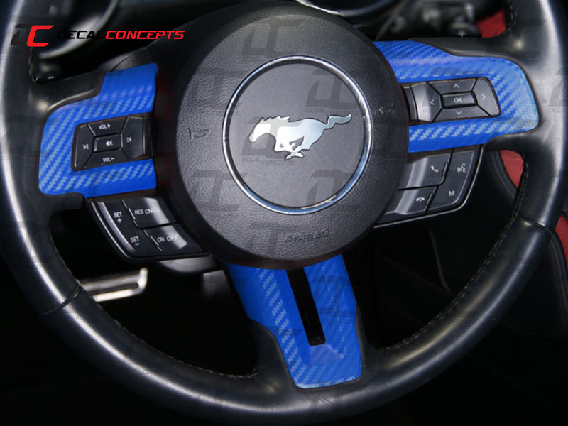 2015-23 Mustang - Steering Wheel Accent Decal Kit