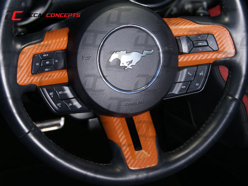 2015-23 Mustang - Steering Wheel Accent Decal Kit