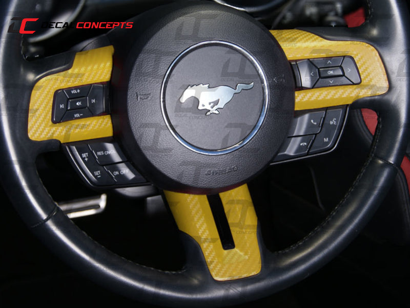 2015-23 Mustang - Steering Wheel Accent Decal Kit