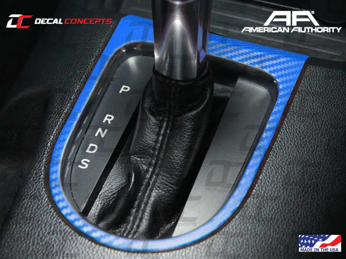 2015-23 Mustang - Gear Shift Panel Bezel Accent Decal Kit