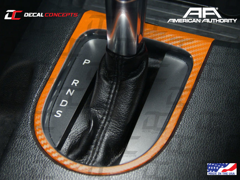 2015-23 Mustang - Gear Shift Panel Bezel Accent Decal Kit